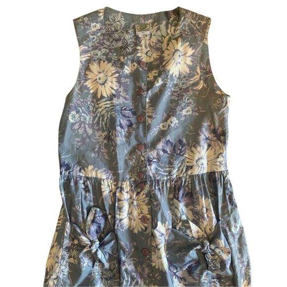 Laura Ashley Vintage Floral Cotton Jumpsuit - Picture 2 of 12